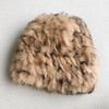 Rabbit Fur Hat Female Chuanxi White Fur Hat Fur Cold and Warm Plush Knitted Hat Cute Headgear Autumn and Winter