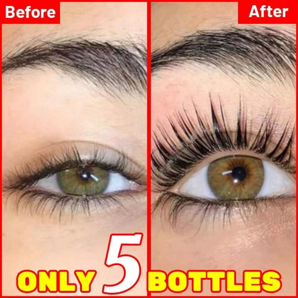 Brow Mascara Natural Eyelash Growth Serum 7 Days Fast Enhancer Long Thick Full Eyebrow Lift Eye Care Product Makeup, Buy 5 Get 5 Free