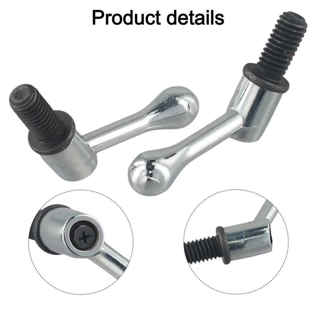 2PC Milling Machine Adjustable Fixed Handle Table Lock Bolt Mill Handle M1/2 Thread Railing Screw Thread Lock Fixed Handle