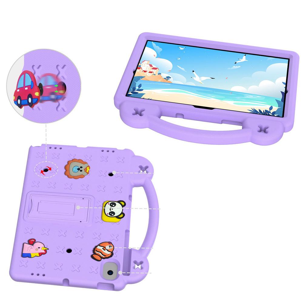 Case for Lenovo M10 X306 2 Gen / M10 Plus TB-X606 10.3 / Samsung Tab A 10.1 T510/515 / K10 X6C6, Cute Patterns, with stand, Purple