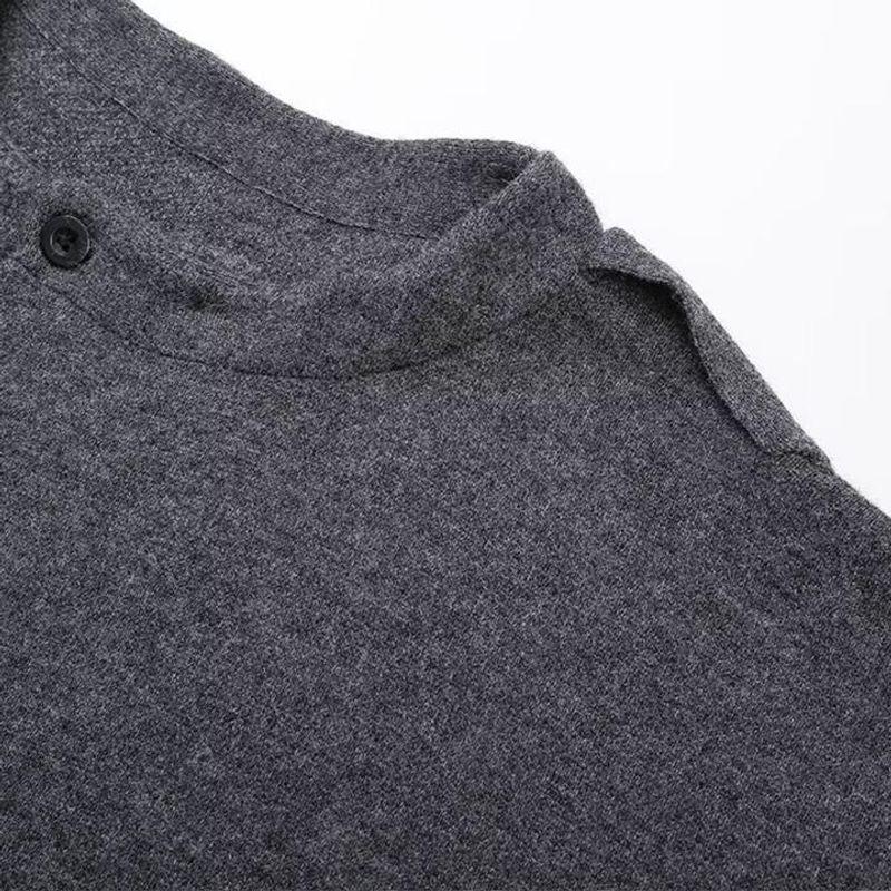 Kaslead New Arrival Women's Clothing Fashion Style Fashion Minimalist Casual Scarf Knitting Short Outwear