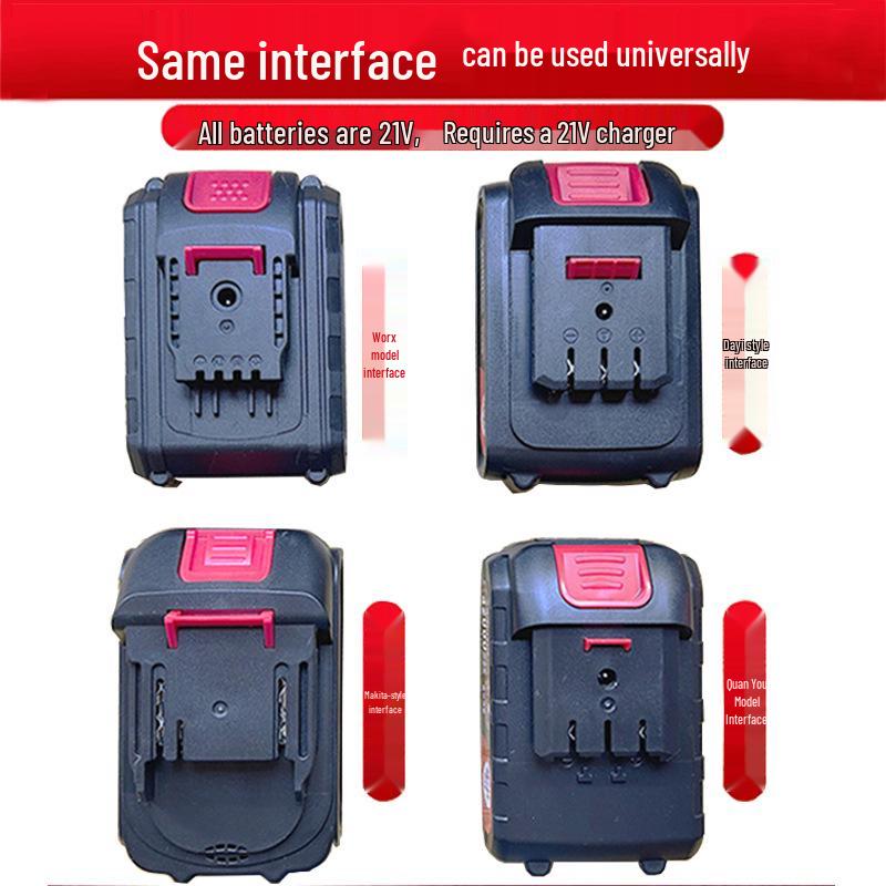21V Rechargeable Handheld Drill with Large Capacity Lithium Battery