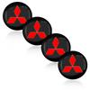 4pcs 56mm Car Tyre Wheel Center Hub Cap Badge Stickers For Mitsubishi Outlander Lancer 10 9 ASX RALLIART Eclipse L200 Pajero Wszm26