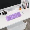 Foldable Wireless Keyboard, Portable Wireless Double-Fold Design,Travel BT Keyboard,Ultra-Lightweight and Portable,Rechargeable Pocket-Sized Foldable