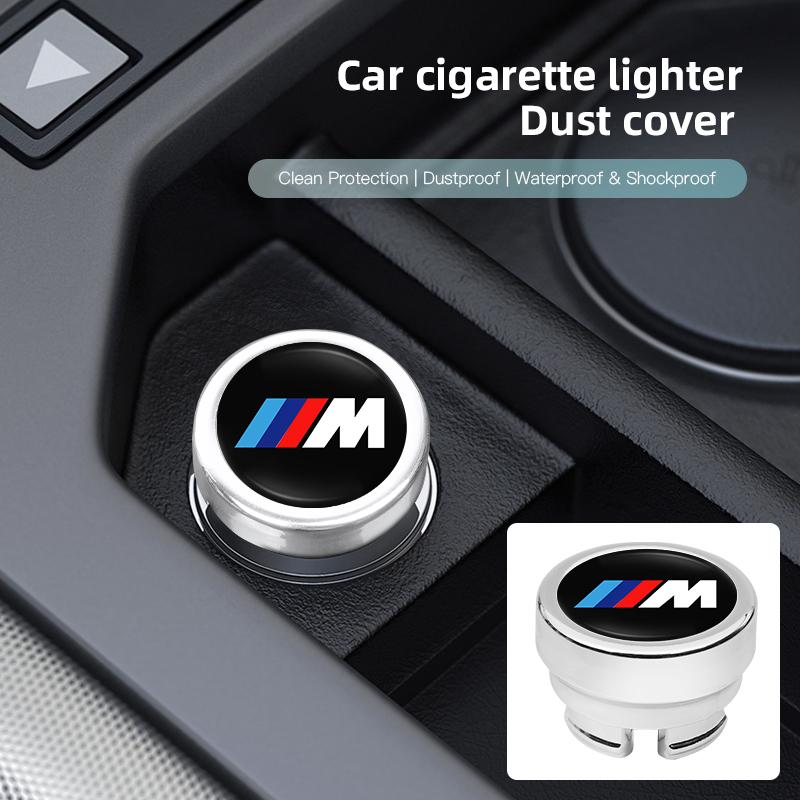 Car Cigarette Lighter Cover DustProof Decoration Cap For BMW Series i3 i4 G07 G06 G05 G02 G01 F48 F39 G42 G30 G20 G26 F01 F02
