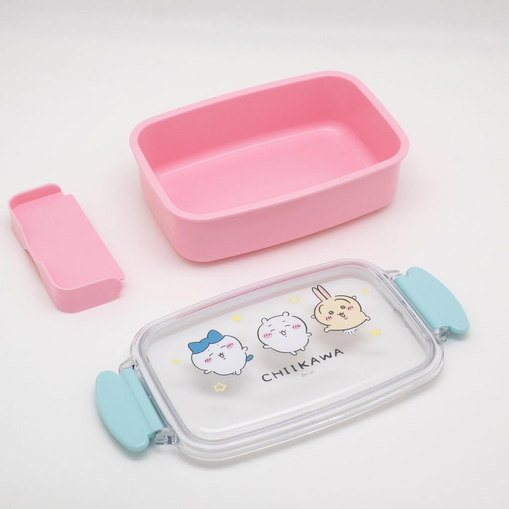 OSK Bento with Chiikawa CKW Made in Dishwasher and Microwave Box, 500ml, Dividers, No.5, Japan, Antibacterial, Safe, PL-1R