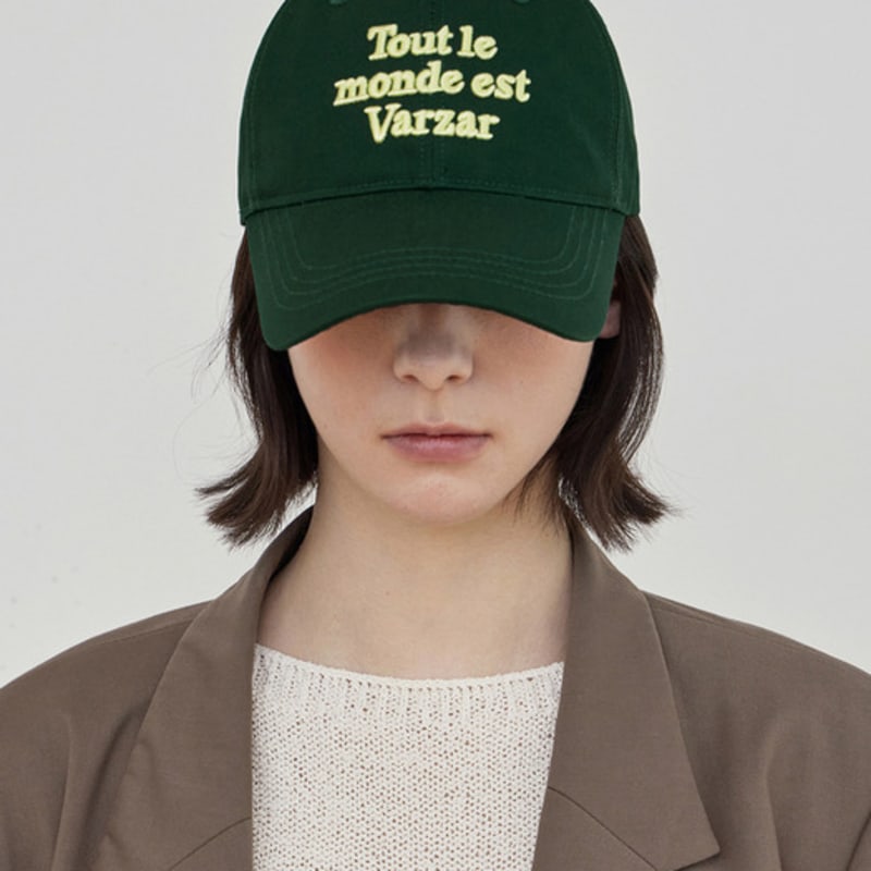 

VARZAR TMV Lettering Ball Cap [Twill Green] FREE