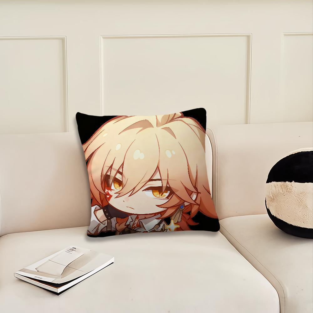 Game Honkai Star Rail cushion cover Pillow Cover Decoration Room Home Sofa living Office Car Nordic Simplicity