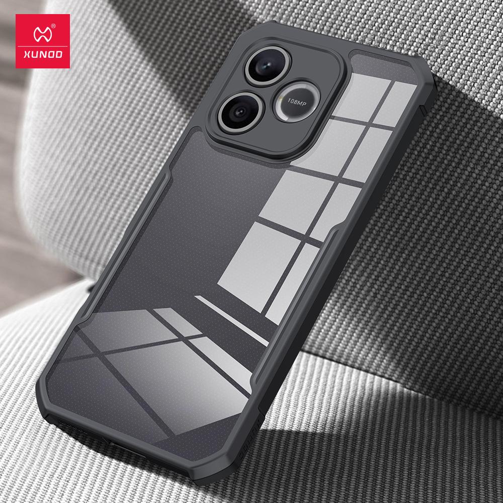 For Honor 600 Lite Case XUNDD Luxury Casing Transparent Back Cover Airbag Shockproof Bumper Protective Cases