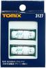TOMIX N Gauge ISO 20ft Tank Japan Oil 3127 Model Container, Transportation, Green, 2-Pack, (Railway Supplies)