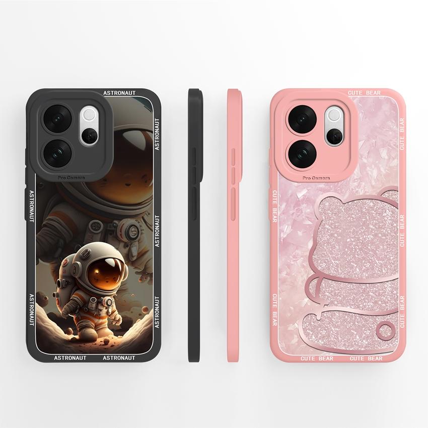 For Vivo V70 FE V60 V50 V40 Lite V30 V20 SE Phone Case Cute Cat Cartoon Camera Protection Anti Drop Housing For Vivo Soft Smooth Liquid Silicone Shell