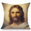 Jesus Christ Portrait Christian Art Cushion Cover Car Decoration Oil Painting Home Pillow Cover