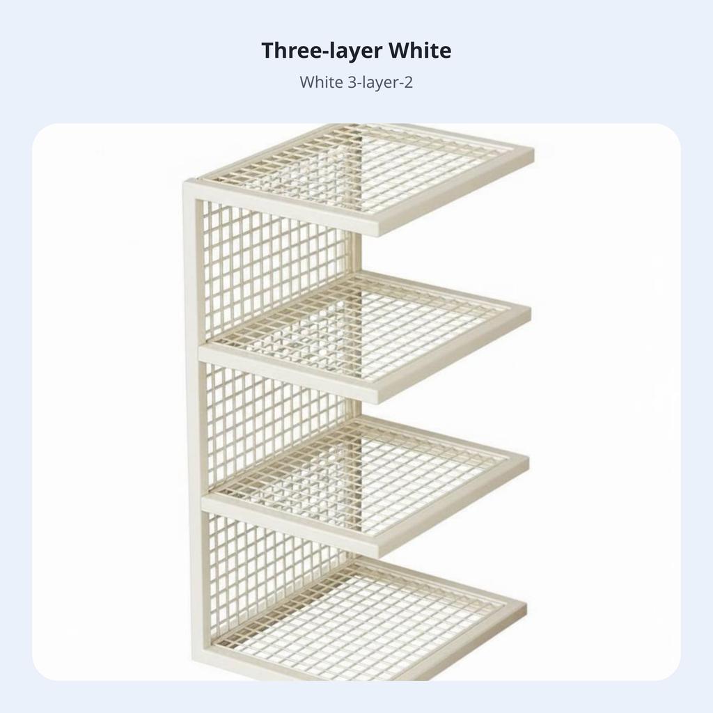 Wire Shelf Riser Space-Saving Freestanding Wire Rack Minimalist Design adaptable Use for Renters, Countertop, Pantry, Under Sink