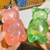 Anxiety Relief Toy Clear Bear Squeeze Stress Shape TPR Sugar Ball Sensory Soft Stretchy Decompression Fidget