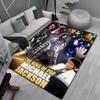 Tappeto Artistico 3D Moda MJ Michael Jackson King of Pop per Camera da Letto Soggiorno Divano Casa Zerbino Decorazione, Tappetino Pavimento Grande Antiscivolo per Bambini