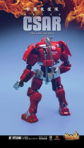 TOYSCOMIC FORGING SOUL Series AGS 23 CV Type 39 Fire Department Mobile Unit 1/60 Scale Alloy, ABS, and PA Pre-painted Complete Figure