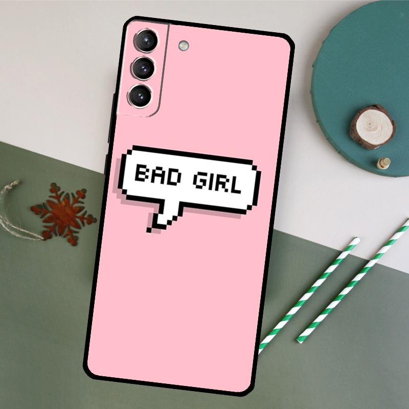 Good Bad Girl Best Friend Phone Case For Samsung Galaxy S25 S20 S21 S22 S23 S24 S26 Ultra S10 Plus S25 FE Back Cover