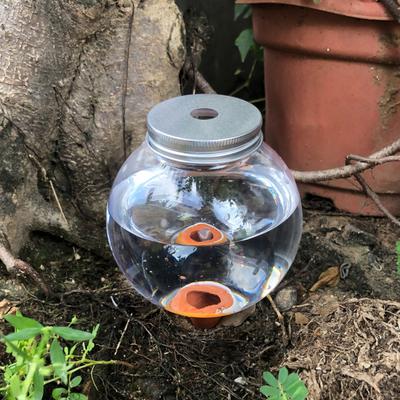 1/2/3Pcs Automatic Water Seepage Device Self-Watering Planter Insert with Round Ball Design Soil Moisture Regulator Transparent Plant Waterer