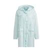 Solid Color Hooded Outdoor Casual Drop Shoulder Long Sleeve Jacket Women Jacket Mint-Green White HC6586