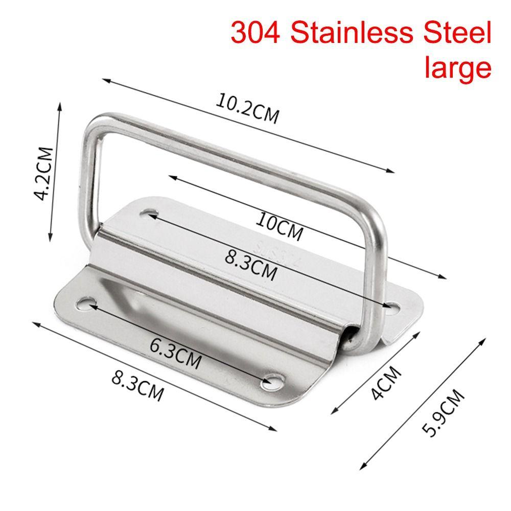 201/304 Stainless Steel Box Handle with Screws Door Handle Cabinet Handle  Cabinet Door Drawer