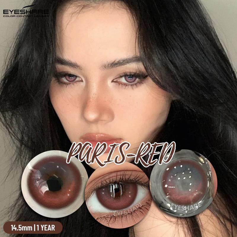 Eyeshare Anime Cosplay Color Contact Lenses For Eyes Red Eye Lenses Halloween Beautiful Pupils Crazy Blue Pink Cosmetic Makeup Contact Lens