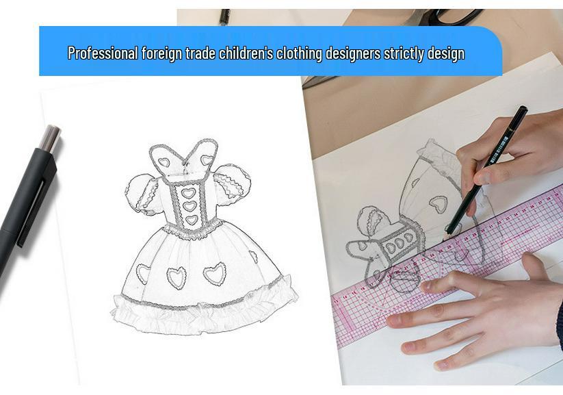 Kinderen Rood Hart Koningin Kostuum Jurk - Formele Prinses Cosplay voor Halloween en Toneel