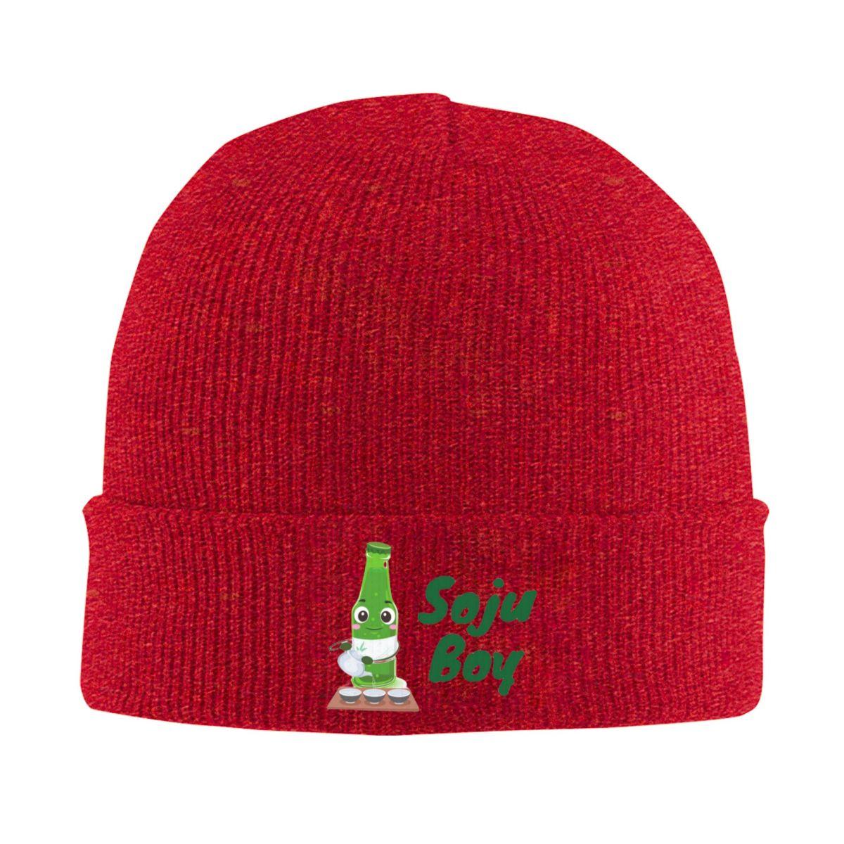 

Soju Boy Warm Knitted Cap Winter Knit Bonnet Hat Skullies Beanies Hip Hop Caps for Unisex One Size