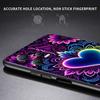 Luxurious Love Design Art Phone Case For Xiaomi Redmi Note 15 14 13 12 12S 11E 11 11S Pro Plus 4G 5G Black Soft TPU