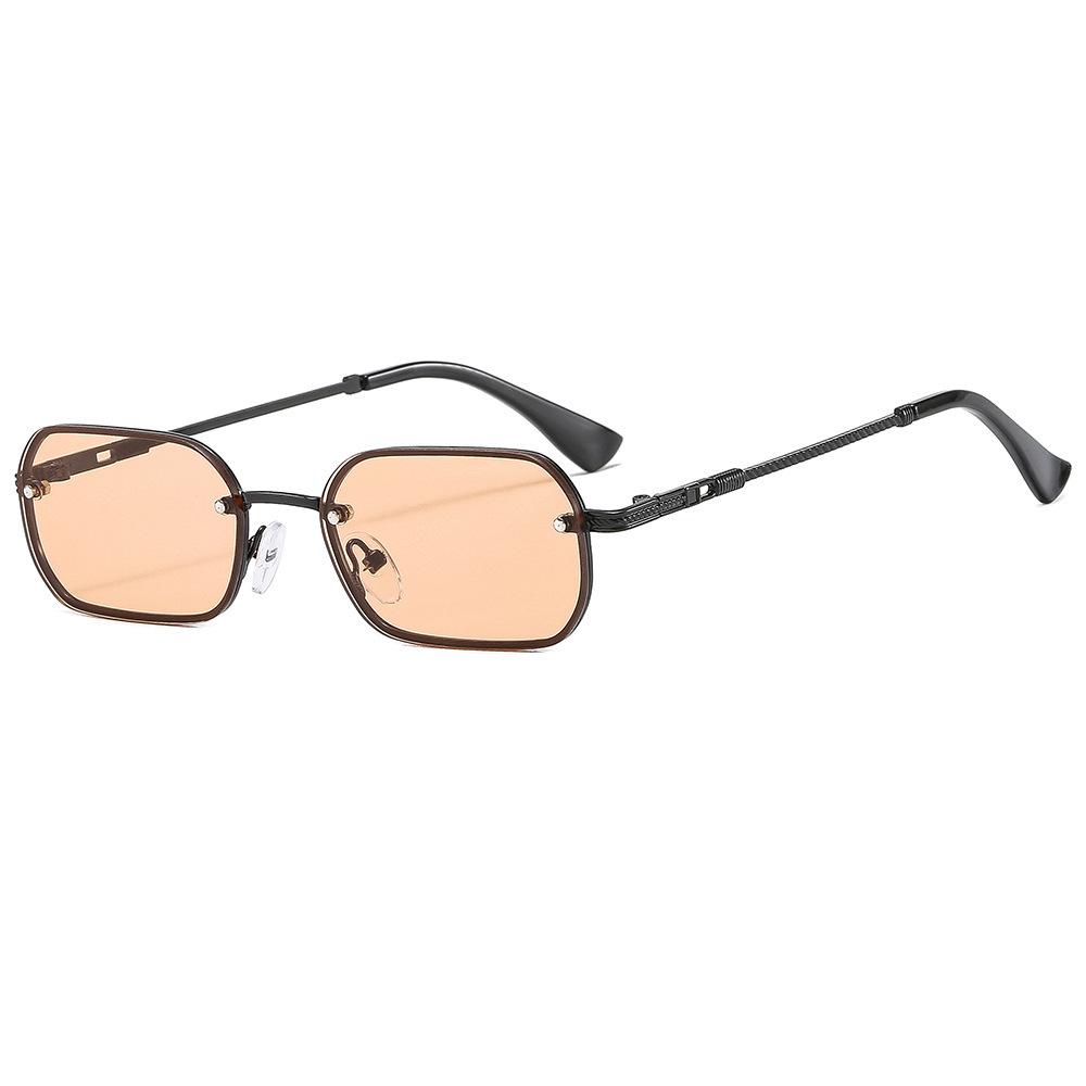 Custom Metal Full-Rim Unisex Sunglasses for Travel, Driving & Sun Protection