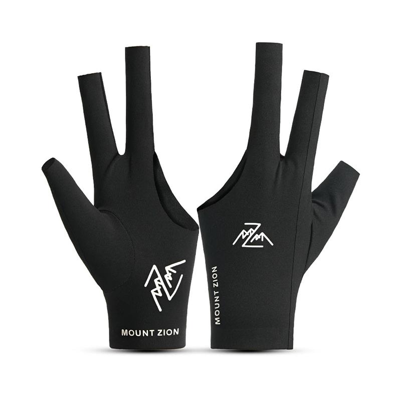 Biljarthandschoenen met vingerloze, ademende, professionele poolhandschoenen, lichtgewicht handschoenen met drie vingers voor biljartaccessoires