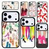 Custodia Cover per iPhone 17 Air 16 Pro Max 15 Plus 11 13 Mini 14 12 Cover Posteriore Telefono Moda Tacchi Alti Ragazza