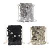 Borsa a tracolla per telefono con paillettes Mini borsa a tracolla scintillante con tracolla a catena Borsa a tracolla Piccola custodia per telefono per donne ragazze Festa Appuntamento Uso quotidiano