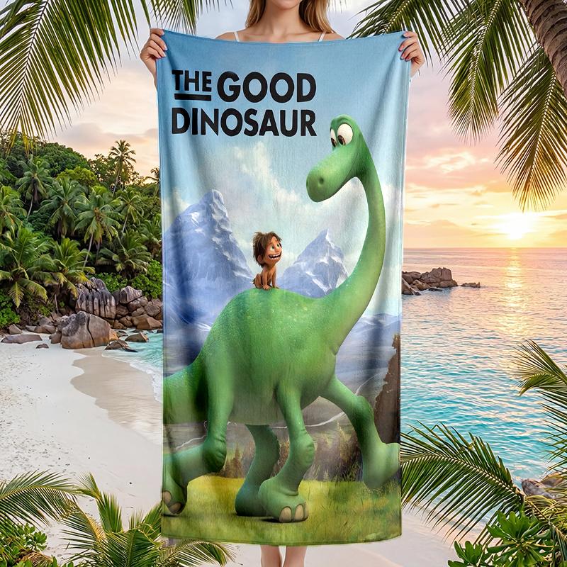 Good Dinosaur Fashion Beach Towel: Ideal for Summer Adventures Soft, absorbent and quick drying suitable for swimming and bathing