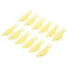 100 PCS Fish Needle Threaders Large Yellow Mini Small Fish Sewing Machine Automatic Needle Threader