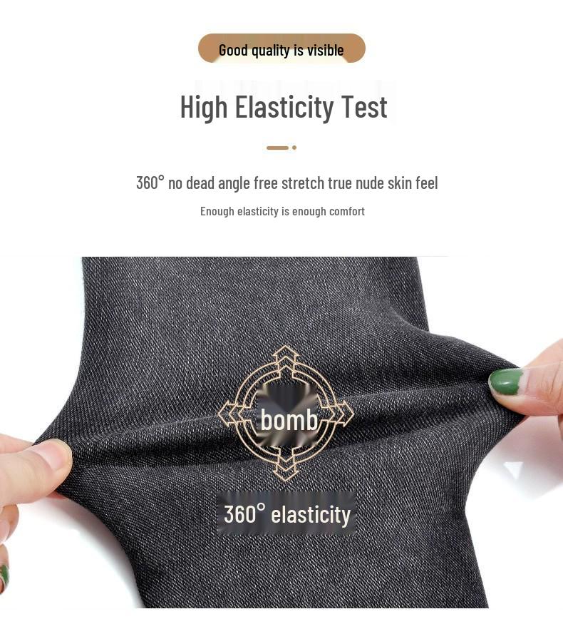 High Waist Peach Butt Yoga Leggings: Slimming Denim for Plus Size Women