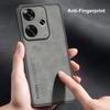 Pro Poco F6 Pouzdro Luxusní PU Kožené Pouzdro na Telefon Pro Xiaomi PocoF6 Redmi Turbo 3 5G Zadní Kryt Matný Silikonový Plná Ochrana Coque