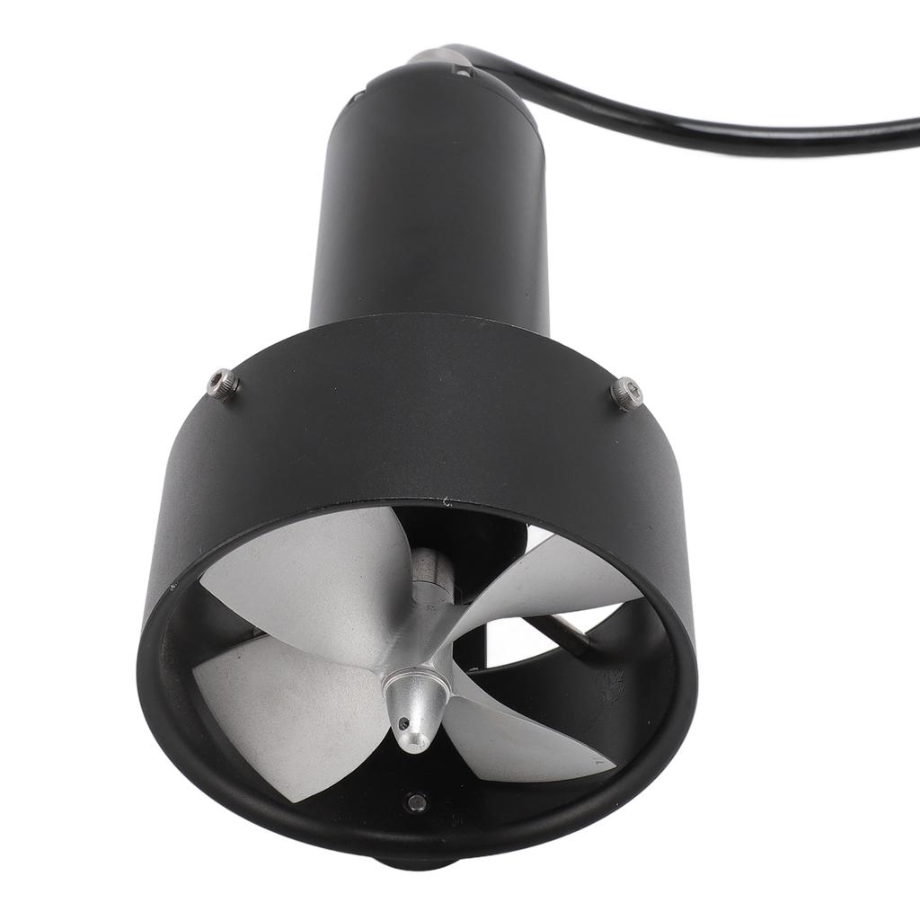 Unterwasser-Triebwerk 12 bis 25,2V Aluminiumlegierung Versiegelt Wasserdichter Motor Triebwerkspropeller mit 4 Blättern für Kajaks