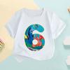Finding Nemo Dory Cute Fish Number Print Kids T shirt Girls Clothes 1 2 3 4 5 6 7 8 9 Years Birthday Baby Boys T-Shirts,HKP2759