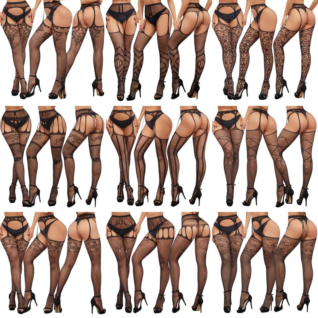 Stockings Sex For Women With Stretchy Fishnet Design Crotch Socks Fashion Gift