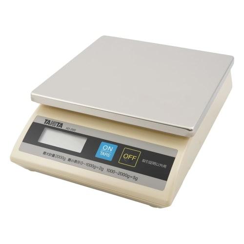 Tanita Cooking Scale, Kitchen Scale, Commercial Use, Splash-Resistant, Tabletop Scale (Non-Trade Certified), 2kg, KD-200