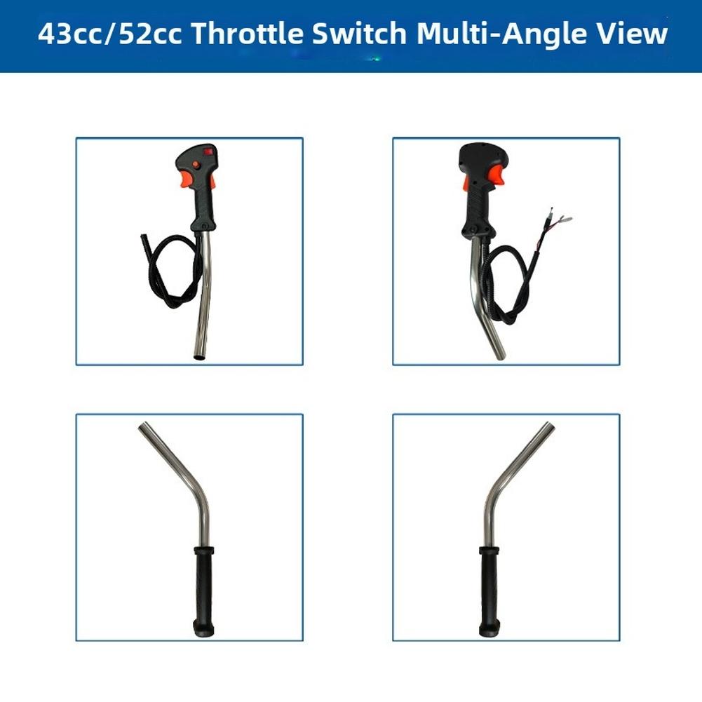 43cc 52cc Throttle Switch Handle For Two Cycle Lawn Mower Left Right Throttle