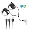 2-in-1 Usb Data Cable Charger Charging Cable Type-c Interface Compatible For Switch/PS5/PSVR2 Handle