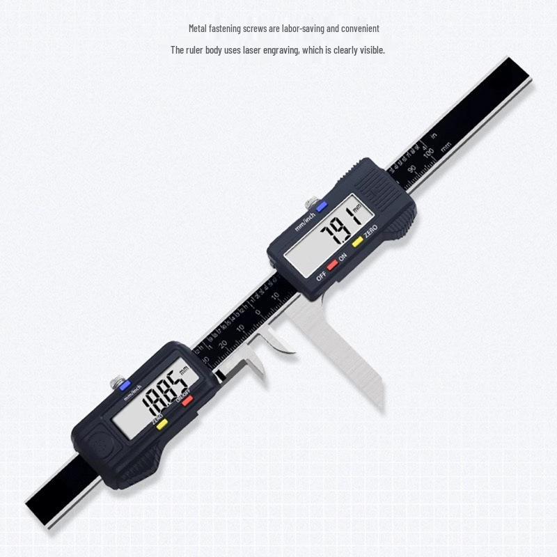 Sanlu Digital Caliper 0-100mm Shaft Groove Symmetry Electronic Keyway Width Measuring Tool