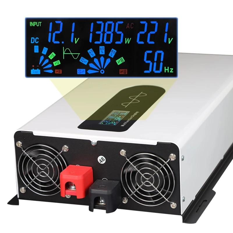 2025 EU fotovoltaický solární vysokovýkonný čistě sinusový měnič 12V24V48V 5000w-10000w 50Hz Auto Domácí Autodíly Auto AC