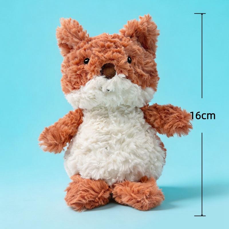 16Cm Animal Plush Toys Elephant Wolf Lion Sheep Bear Stuffed Doll Kawaii Home Decor Toys Accompany Sleep Toy Birthday Gifts