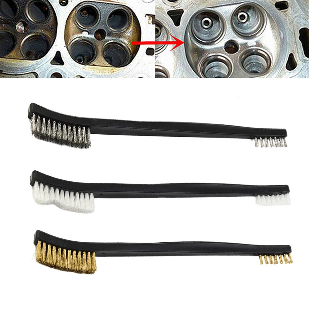 Sârmă de cupru Perii din sârmă cu cap dublu din plastic din oțel inoxidabil