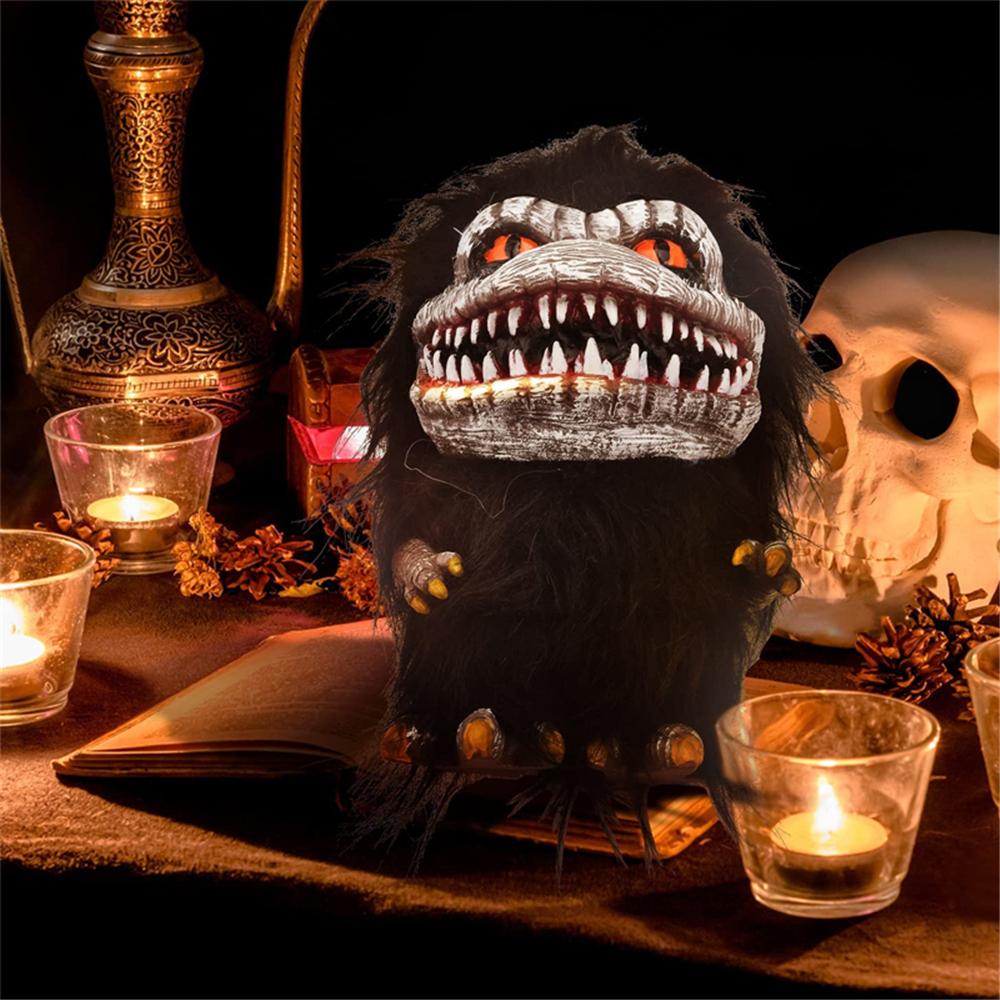 

Хэллоуин Мягкие игрушки Плюшевая кукла Жуткий реквизит Готическая плюшевая игрушка Милый Креативный Калико Животное Монстр Игрушки Фигурка Украшение Подарки Black 20cm