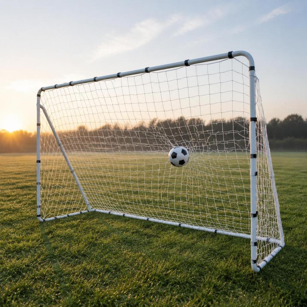 Steel Futbol Net Frame Robust Duty Training Long-Lasting