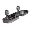 Kitchen Sink Faucet Organizer Suction Cup Sponge Holder Large Capacity Easy to Install Multi-Purpose Organizer Drain Rack