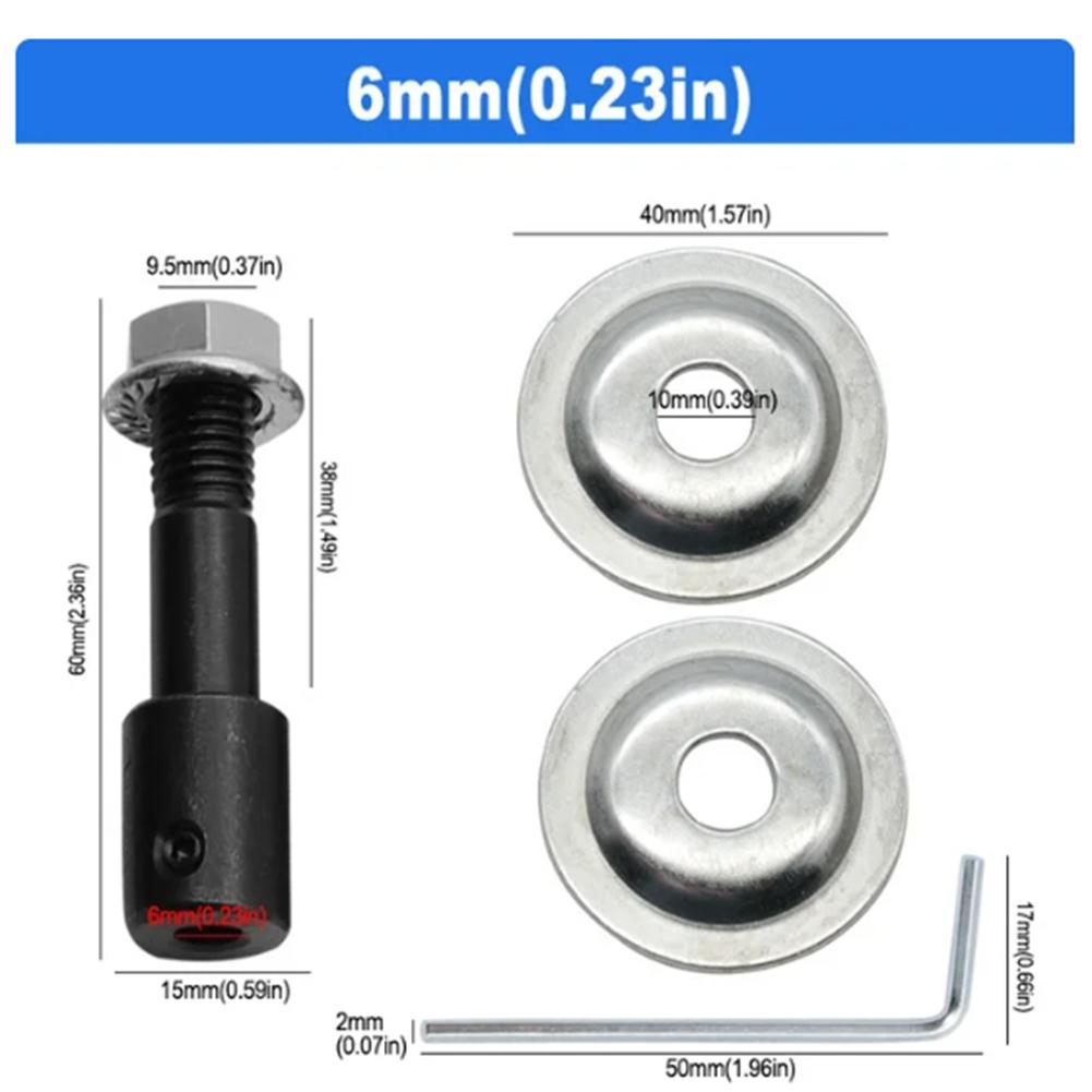 1 Set Spindle Adapter For Grinding Polishing 5-16mm Shaft Motor Bench Grinder Grinding Wheel Connecting Shaft Spindle Adapter